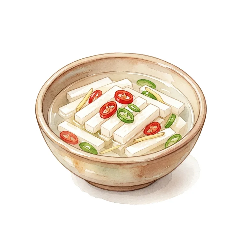 토종 무 동치미